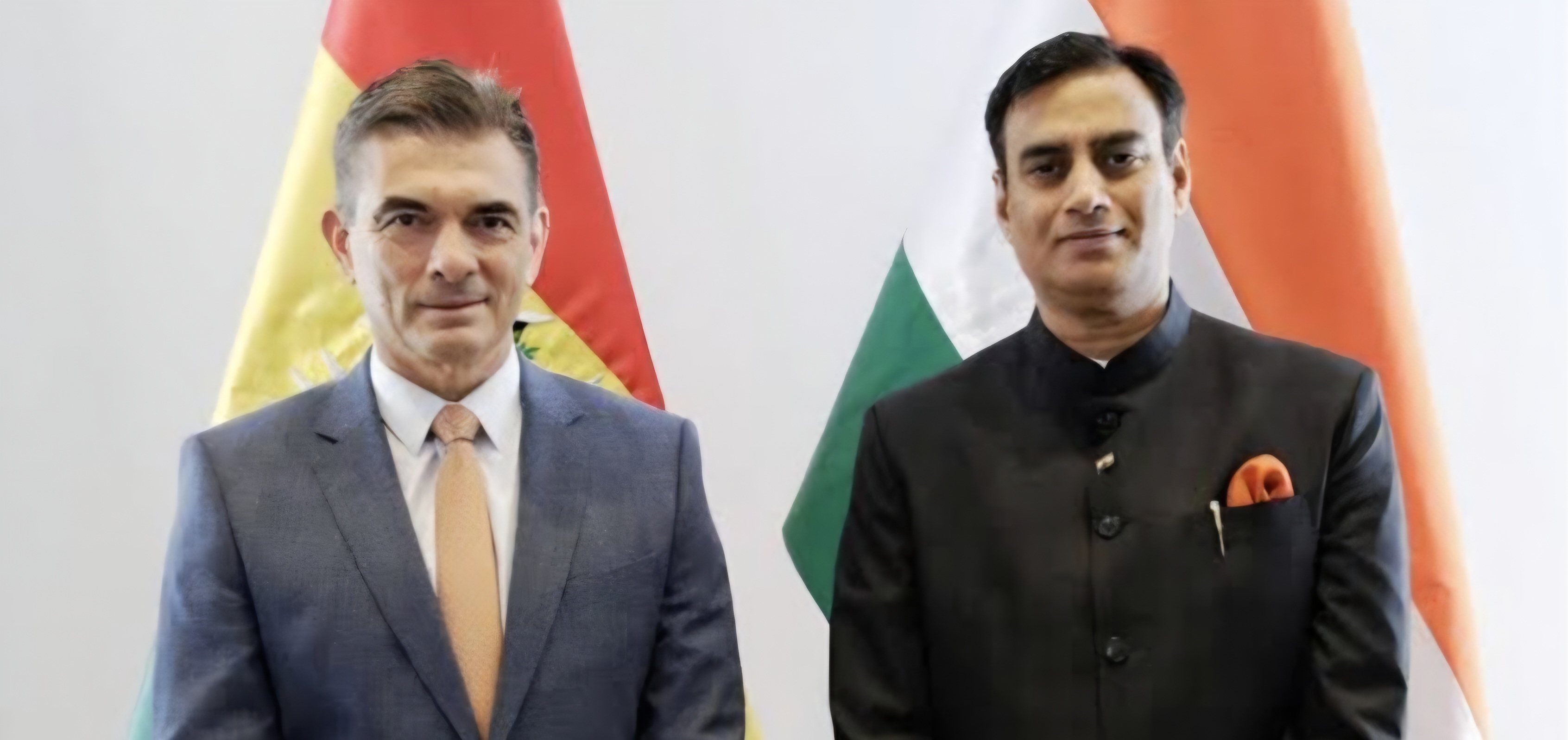 Rodrigo Paz y el embajador de India abren una nueva etapa de cooperación bilateral